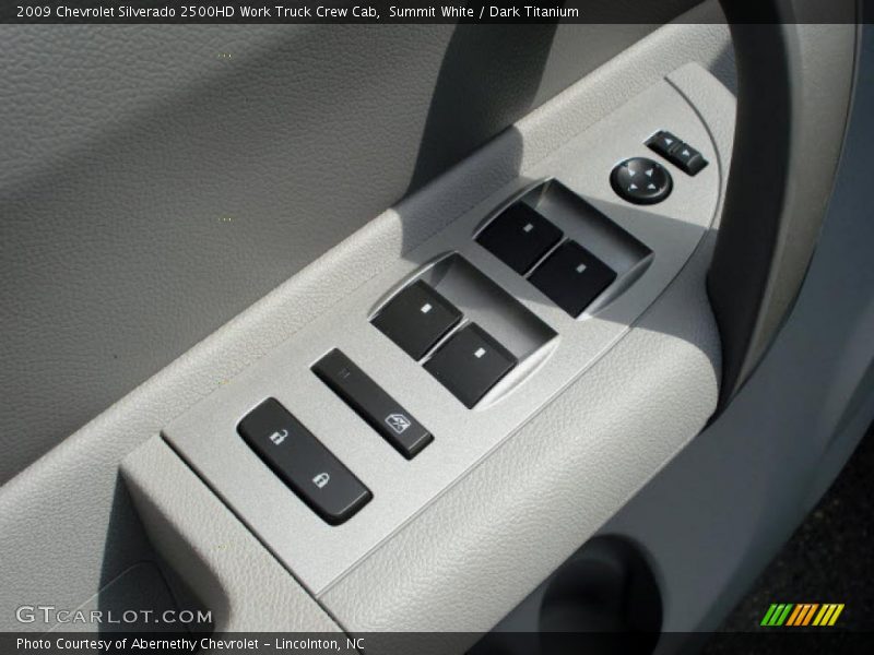 Summit White / Dark Titanium 2009 Chevrolet Silverado 2500HD Work Truck Crew Cab
