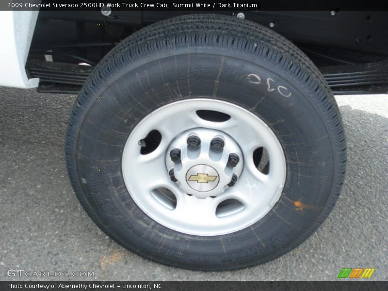 Summit White / Dark Titanium 2009 Chevrolet Silverado 2500HD Work Truck Crew Cab