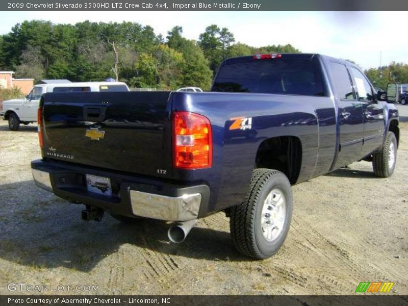 Imperial Blue Metallic / Ebony 2009 Chevrolet Silverado 3500HD LTZ Crew Cab 4x4