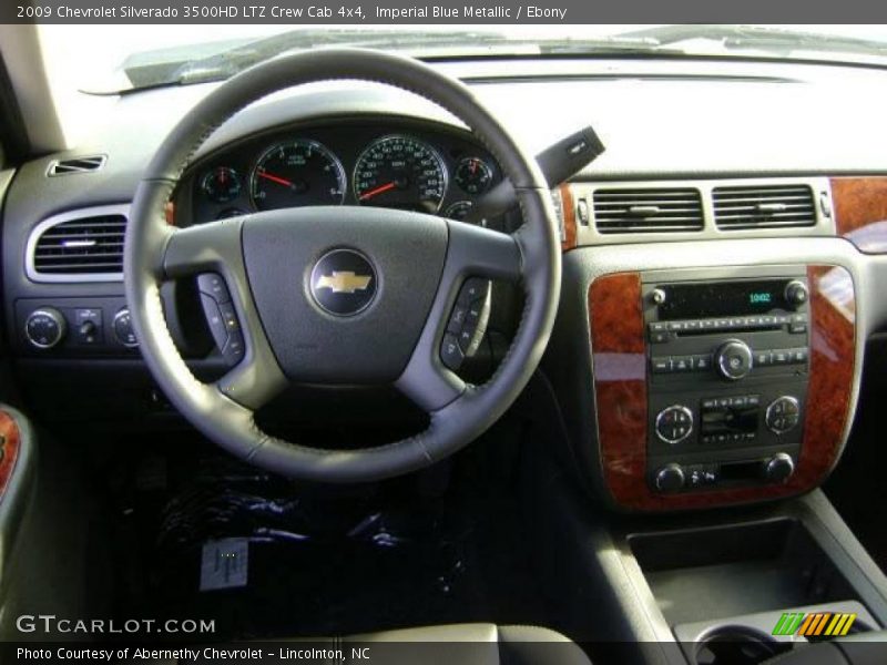 Imperial Blue Metallic / Ebony 2009 Chevrolet Silverado 3500HD LTZ Crew Cab 4x4