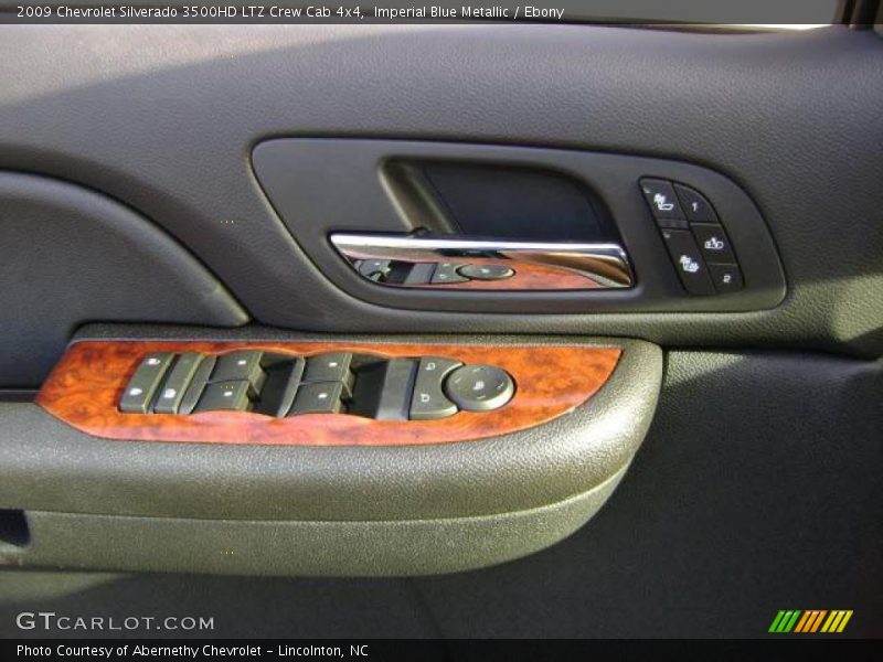 Imperial Blue Metallic / Ebony 2009 Chevrolet Silverado 3500HD LTZ Crew Cab 4x4