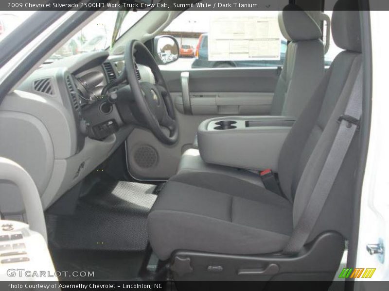 Summit White / Dark Titanium 2009 Chevrolet Silverado 2500HD Work Truck Crew Cab