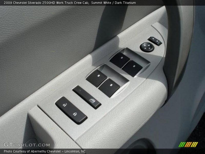 Summit White / Dark Titanium 2009 Chevrolet Silverado 2500HD Work Truck Crew Cab