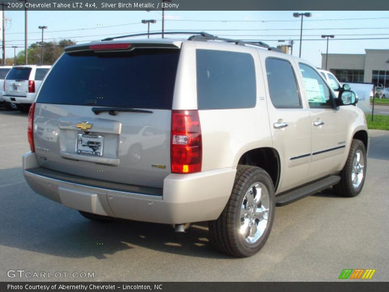 Silver Birch Metallic / Ebony 2009 Chevrolet Tahoe LTZ 4x4