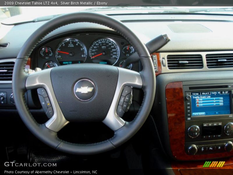 Silver Birch Metallic / Ebony 2009 Chevrolet Tahoe LTZ 4x4