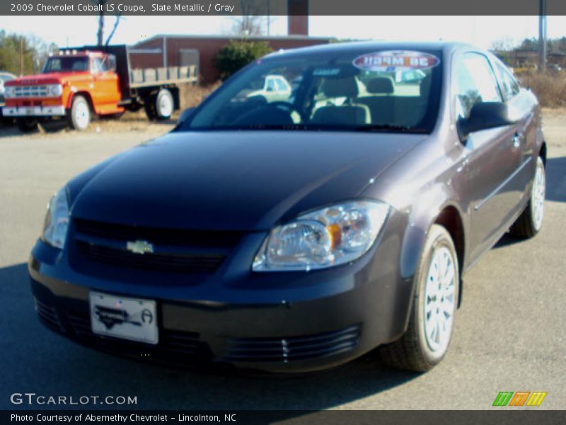 Slate Metallic / Gray 2009 Chevrolet Cobalt LS Coupe