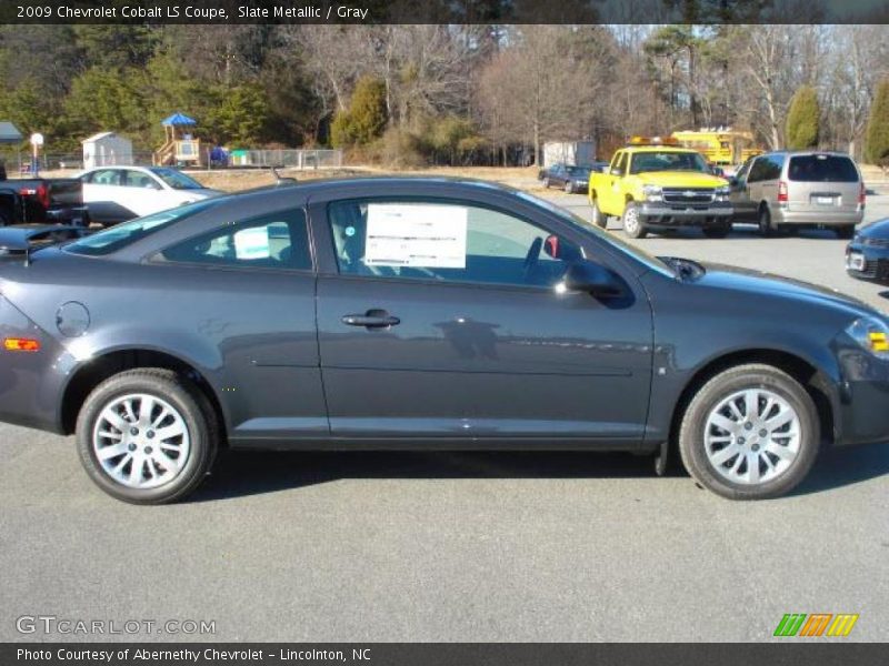 Slate Metallic / Gray 2009 Chevrolet Cobalt LS Coupe