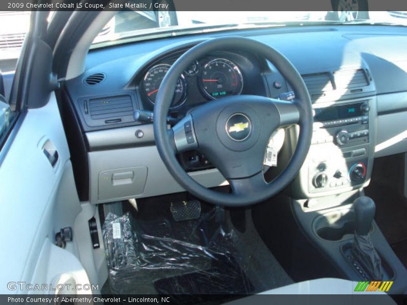 Slate Metallic / Gray 2009 Chevrolet Cobalt LS Coupe