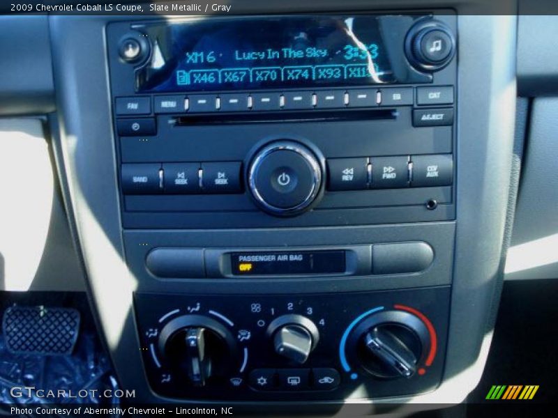 Slate Metallic / Gray 2009 Chevrolet Cobalt LS Coupe