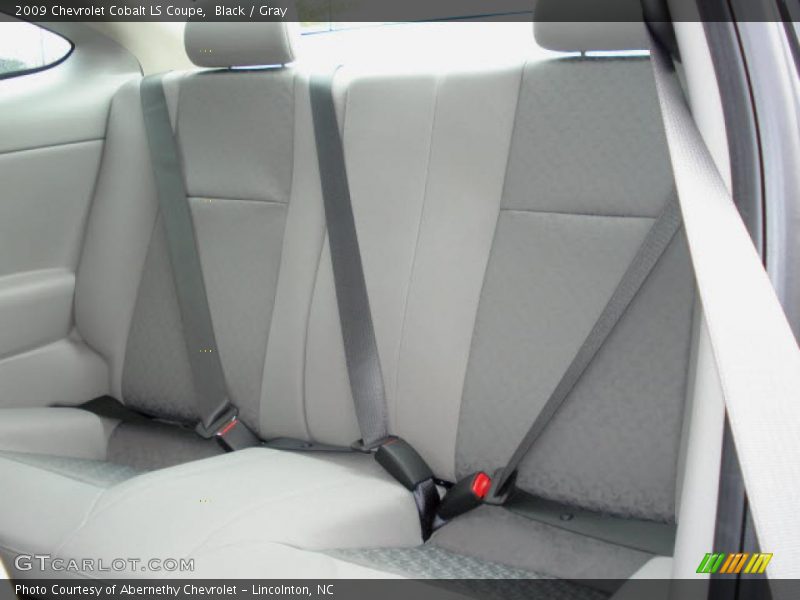 Black / Gray 2009 Chevrolet Cobalt LS Coupe