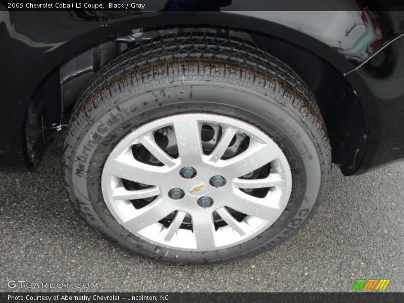 Black / Gray 2009 Chevrolet Cobalt LS Coupe