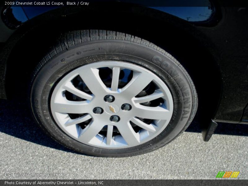 Black / Gray 2009 Chevrolet Cobalt LS Coupe