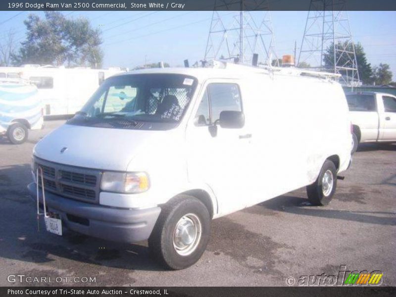 Stone White / Gray 1996 Dodge Ram Van 2500 Commercial