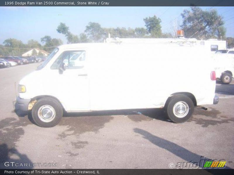 Stone White / Gray 1996 Dodge Ram Van 2500 Commercial