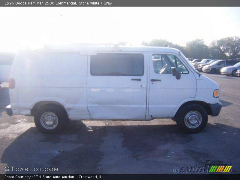 Stone White / Gray 1996 Dodge Ram Van 2500 Commercial