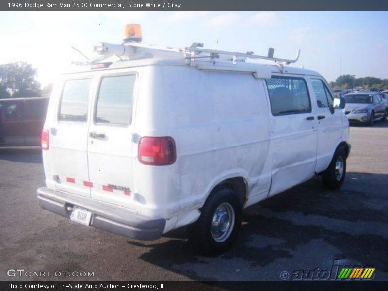Stone White / Gray 1996 Dodge Ram Van 2500 Commercial
