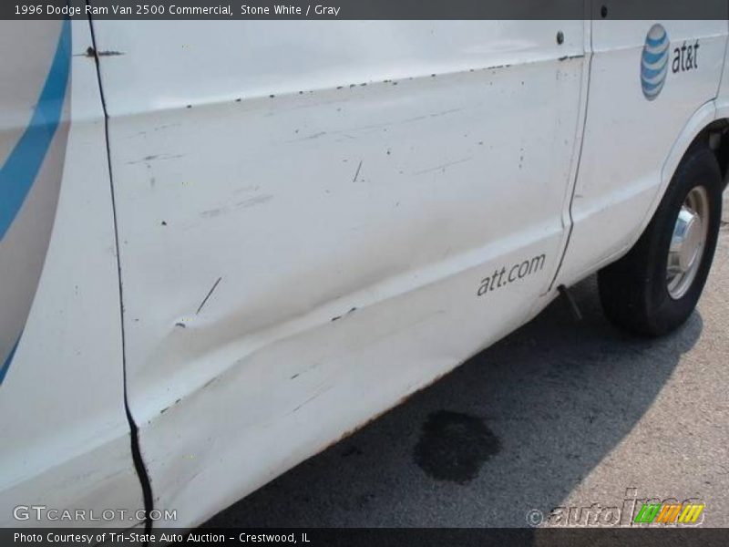 Stone White / Gray 1996 Dodge Ram Van 2500 Commercial