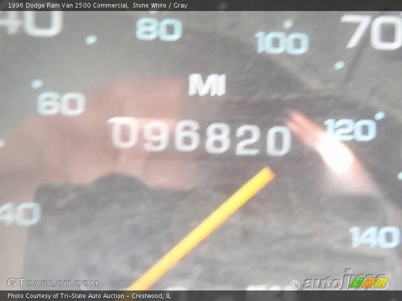 Stone White / Gray 1996 Dodge Ram Van 2500 Commercial