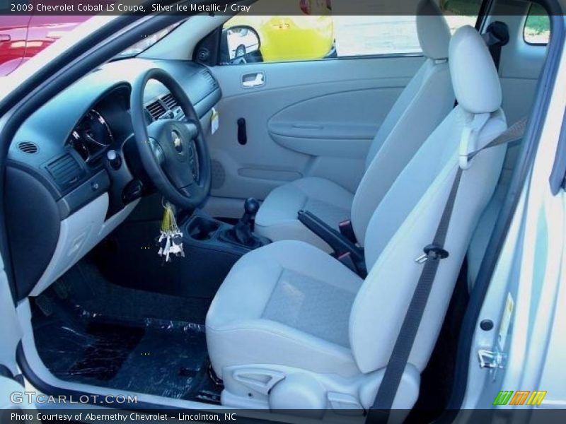 Silver Ice Metallic / Gray 2009 Chevrolet Cobalt LS Coupe