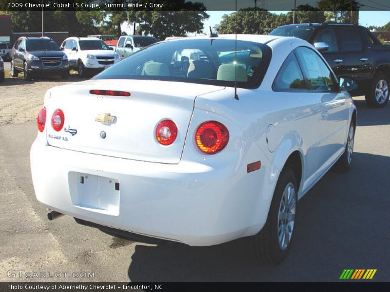 Summit White / Gray 2009 Chevrolet Cobalt LS Coupe