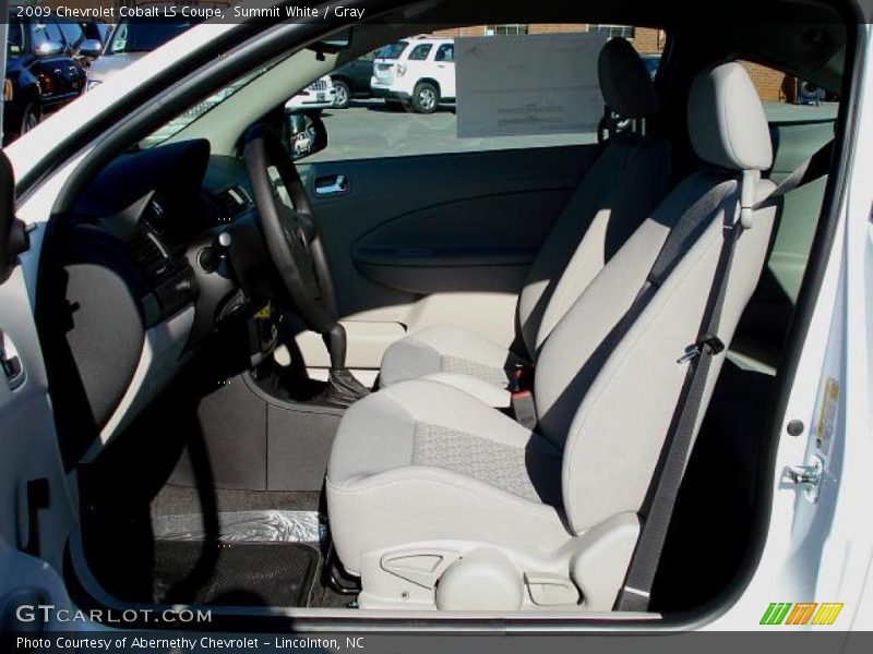 Summit White / Gray 2009 Chevrolet Cobalt LS Coupe