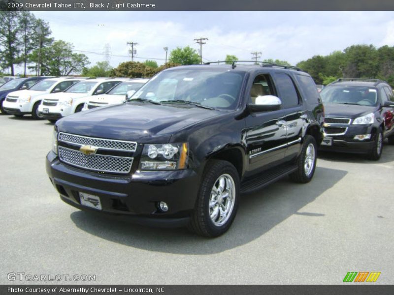 Black / Light Cashmere 2009 Chevrolet Tahoe LTZ