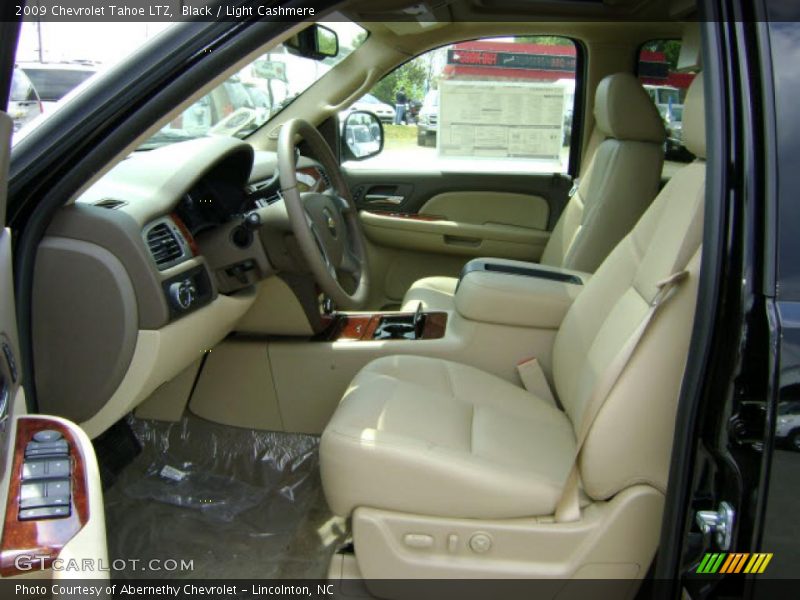 Black / Light Cashmere 2009 Chevrolet Tahoe LTZ