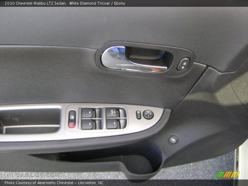 White Diamond Tricoat / Ebony 2010 Chevrolet Malibu LTZ Sedan