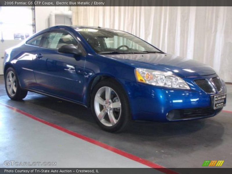 Electric Blue Metallic / Ebony 2006 Pontiac G6 GTP Coupe