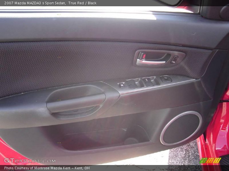 True Red / Black 2007 Mazda MAZDA3 s Sport Sedan