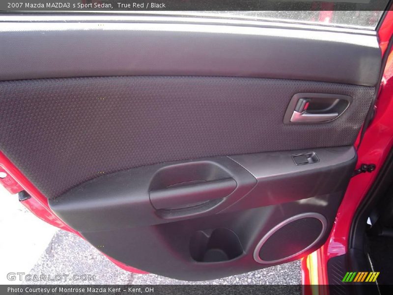 True Red / Black 2007 Mazda MAZDA3 s Sport Sedan
