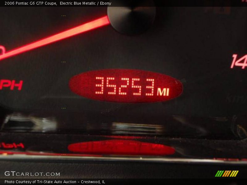 Electric Blue Metallic / Ebony 2006 Pontiac G6 GTP Coupe