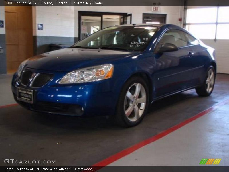 Electric Blue Metallic / Ebony 2006 Pontiac G6 GTP Coupe