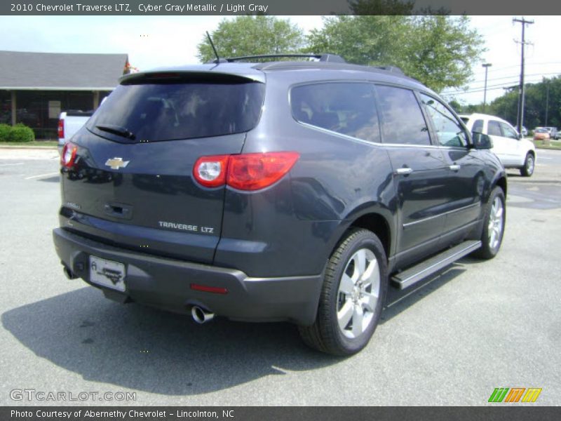 Cyber Gray Metallic / Light Gray 2010 Chevrolet Traverse LTZ
