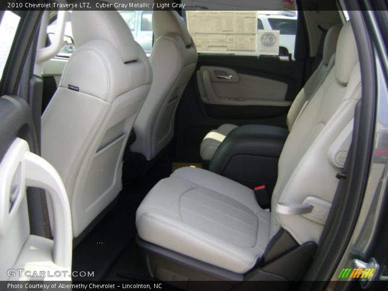 Cyber Gray Metallic / Light Gray 2010 Chevrolet Traverse LTZ