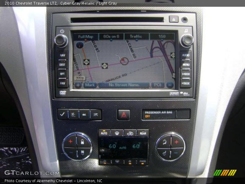Cyber Gray Metallic / Light Gray 2010 Chevrolet Traverse LTZ
