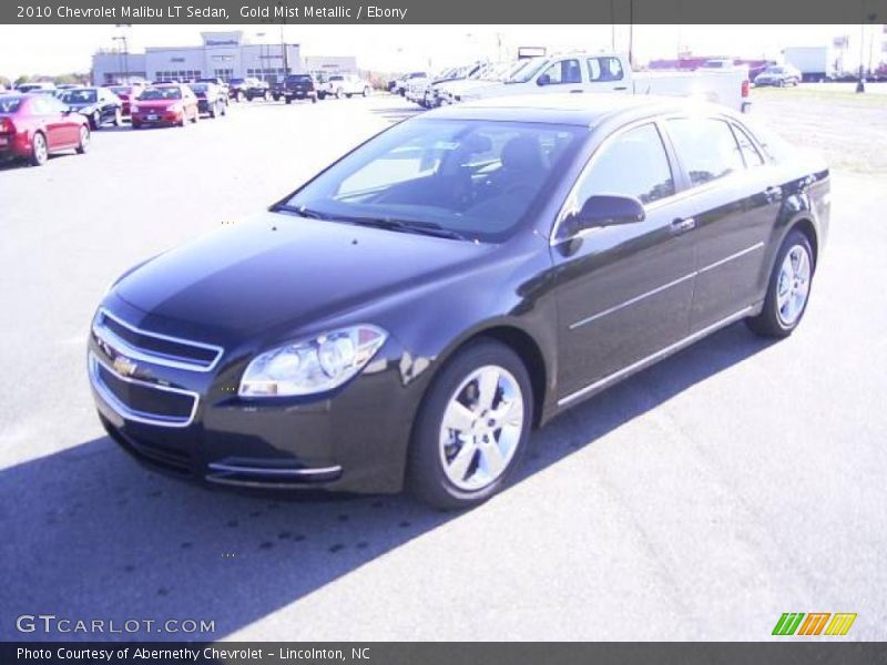 Gold Mist Metallic / Ebony 2010 Chevrolet Malibu LT Sedan