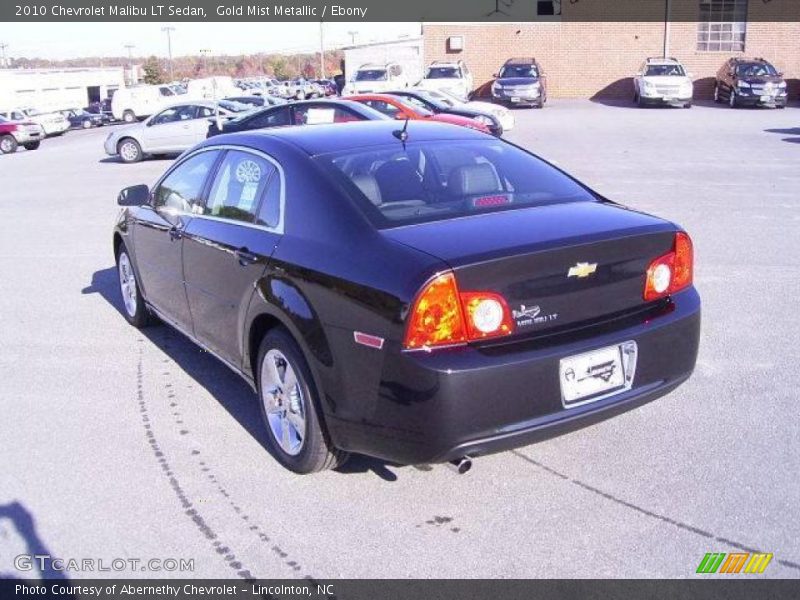 Gold Mist Metallic / Ebony 2010 Chevrolet Malibu LT Sedan
