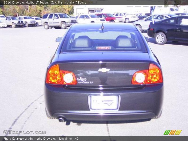 Gold Mist Metallic / Ebony 2010 Chevrolet Malibu LT Sedan