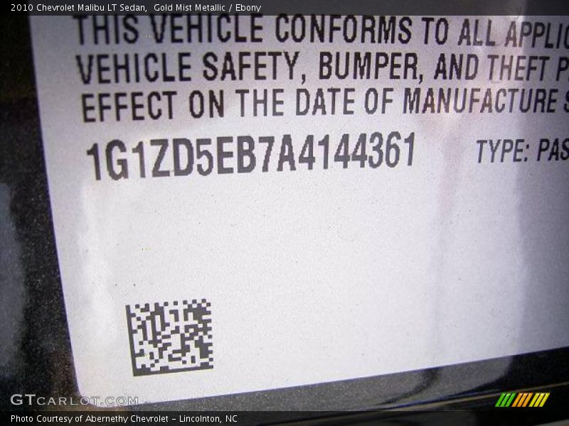Gold Mist Metallic / Ebony 2010 Chevrolet Malibu LT Sedan