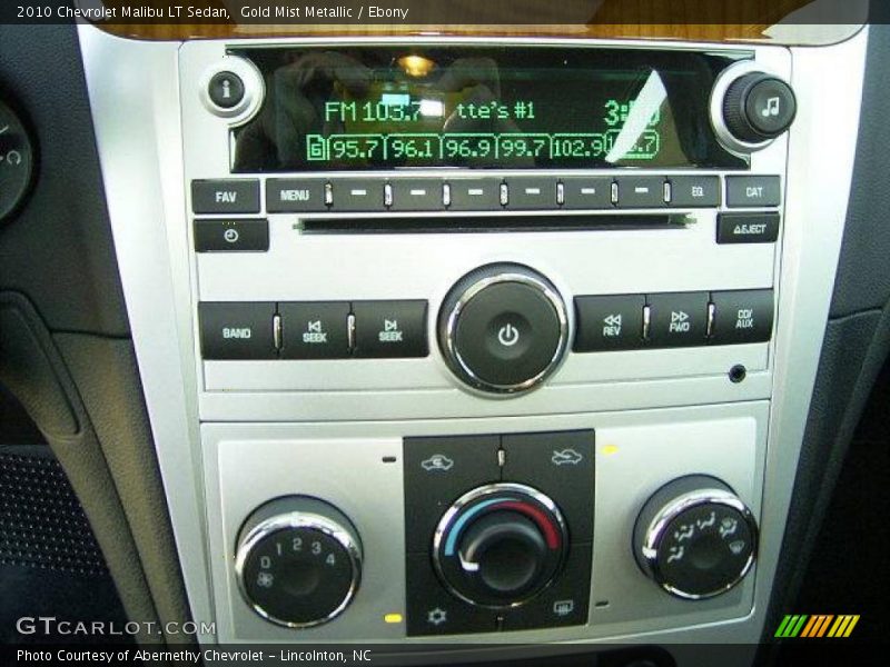 Gold Mist Metallic / Ebony 2010 Chevrolet Malibu LT Sedan