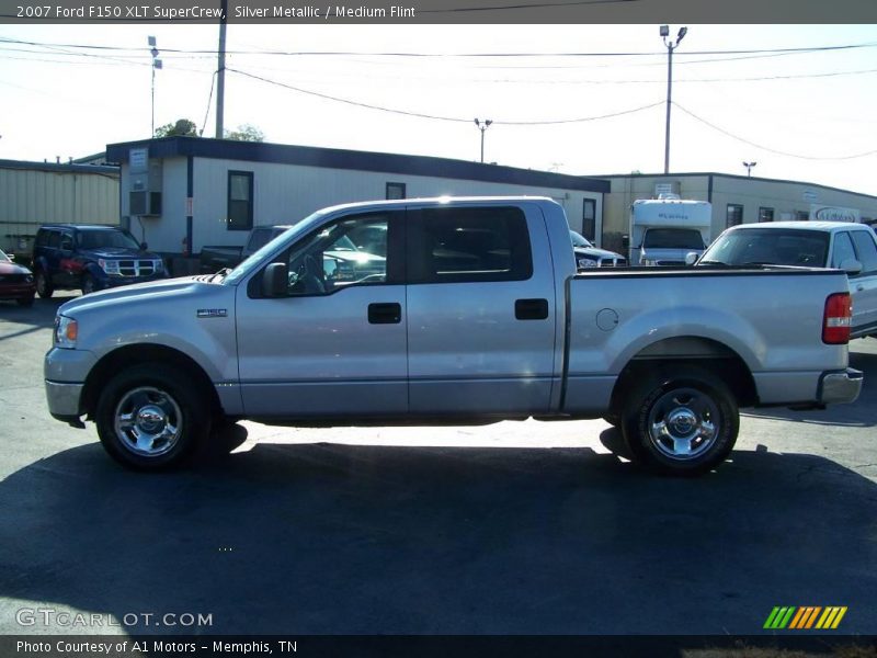 Silver Metallic / Medium Flint 2007 Ford F150 XLT SuperCrew