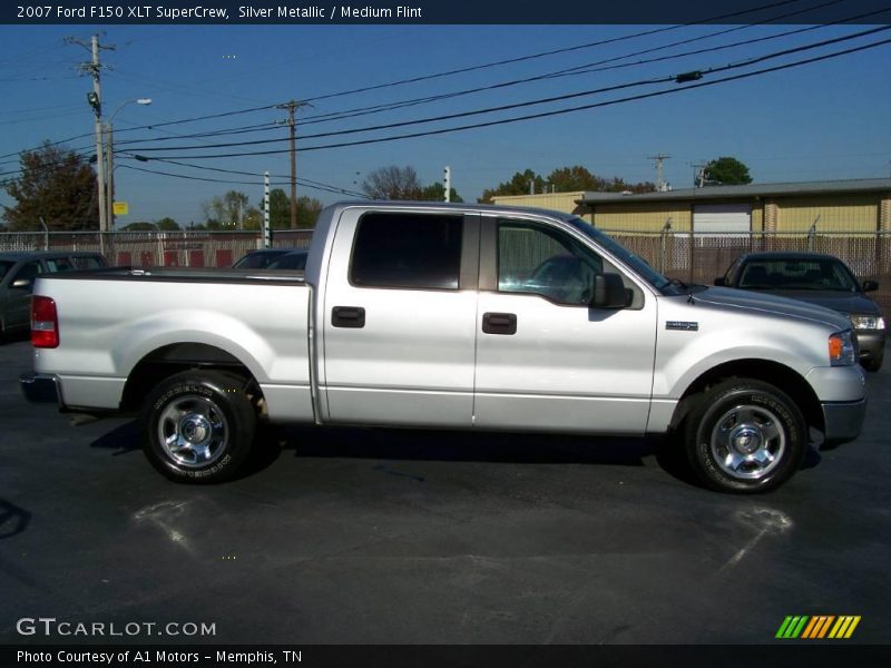 Silver Metallic / Medium Flint 2007 Ford F150 XLT SuperCrew