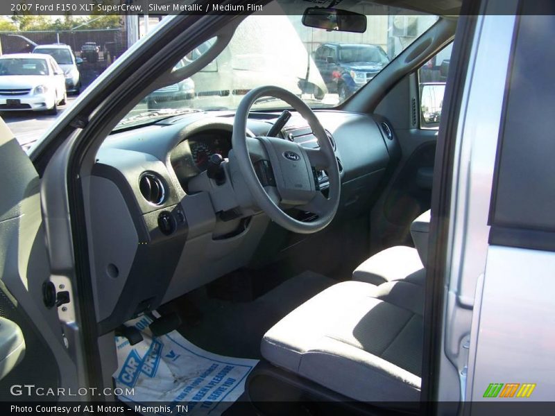 Silver Metallic / Medium Flint 2007 Ford F150 XLT SuperCrew
