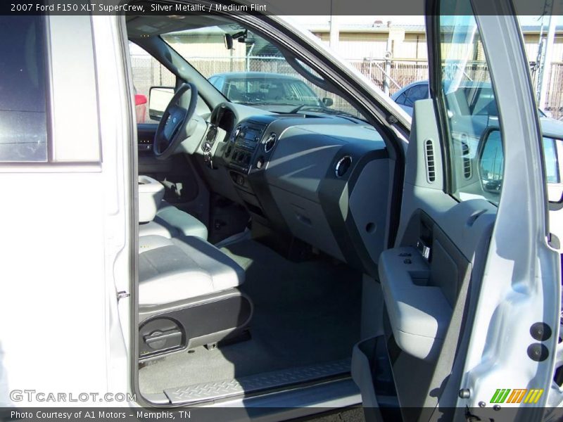 Silver Metallic / Medium Flint 2007 Ford F150 XLT SuperCrew