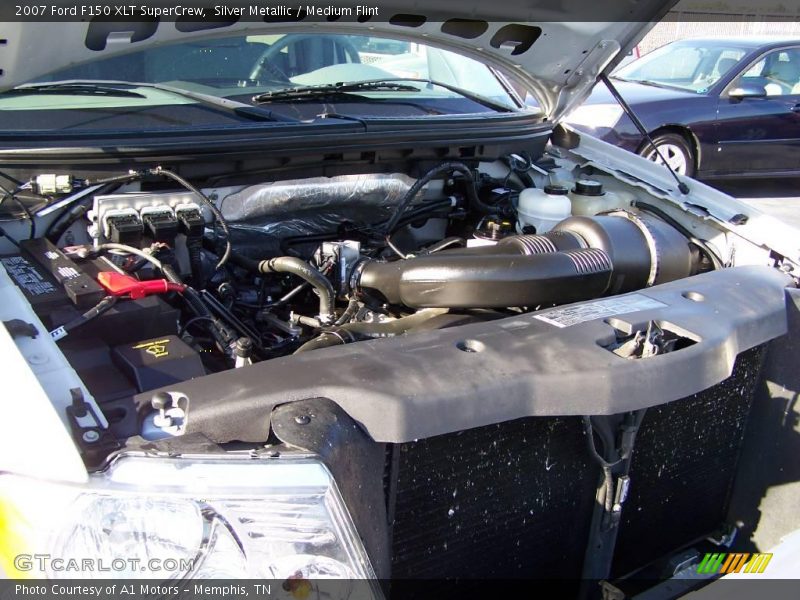 Silver Metallic / Medium Flint 2007 Ford F150 XLT SuperCrew