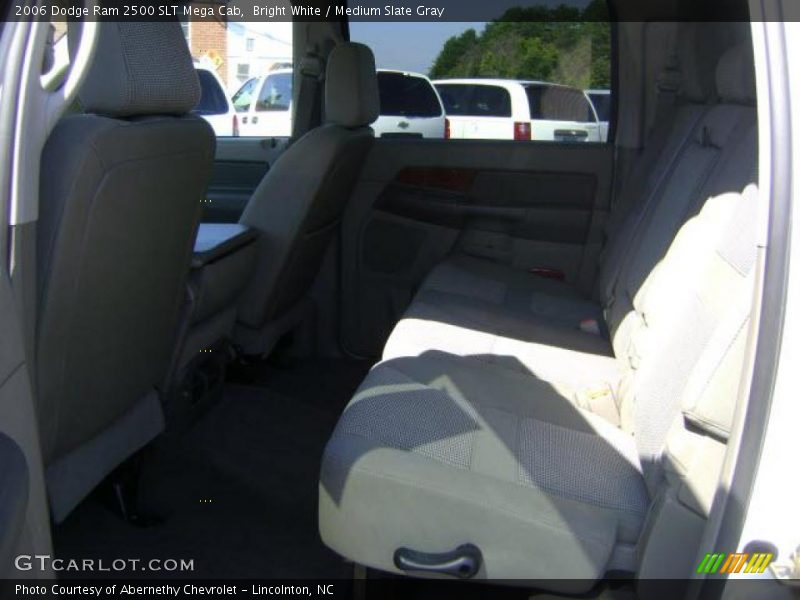 Bright White / Medium Slate Gray 2006 Dodge Ram 2500 SLT Mega Cab