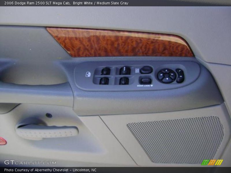 Bright White / Medium Slate Gray 2006 Dodge Ram 2500 SLT Mega Cab