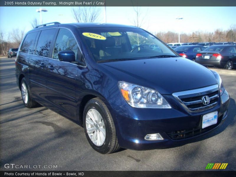 Midnight Blue Pearl / Gray 2005 Honda Odyssey Touring