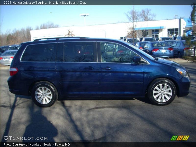 Midnight Blue Pearl / Gray 2005 Honda Odyssey Touring